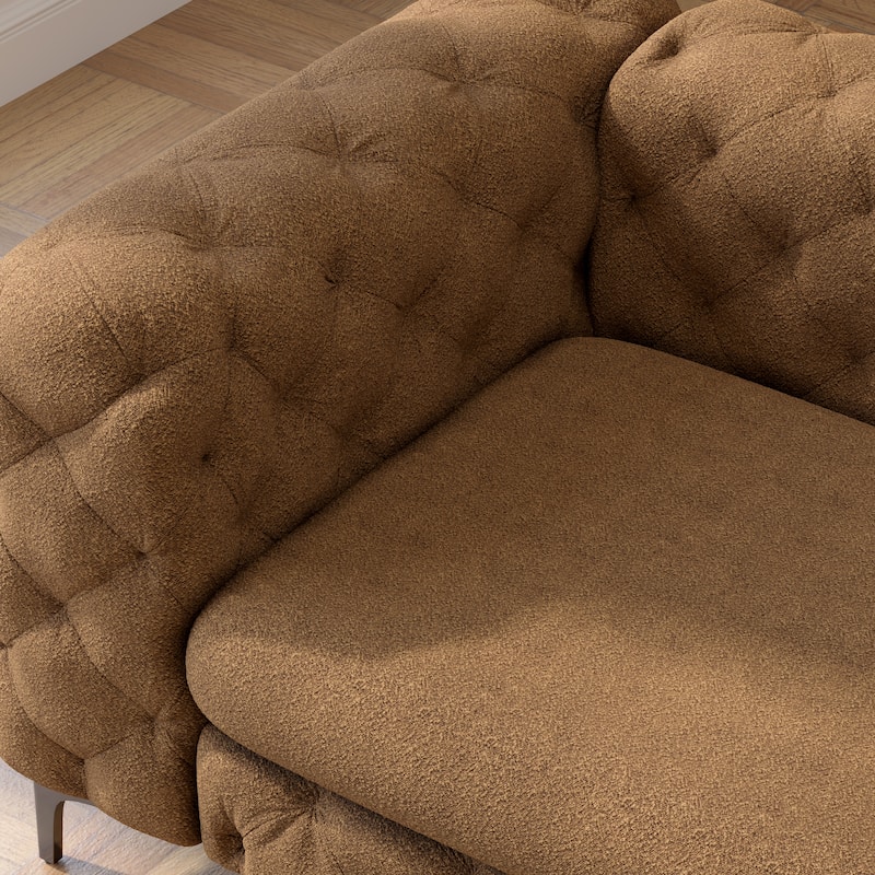 Corvus Aosta Chesterfield Tufted Velvet Sofa