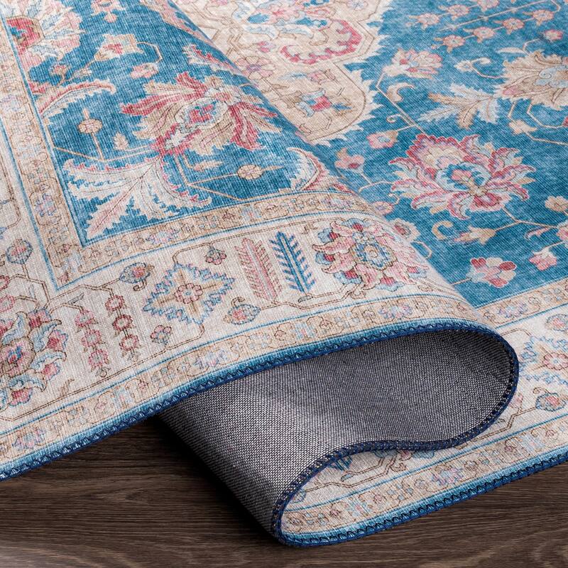Livabliss Nydia Traditional Medallion Printed Area Rug