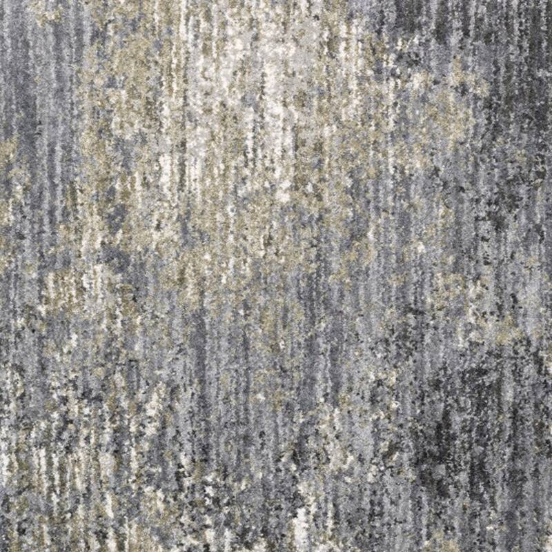 HomeRoots Abstract Shag Rectangle Area Rug