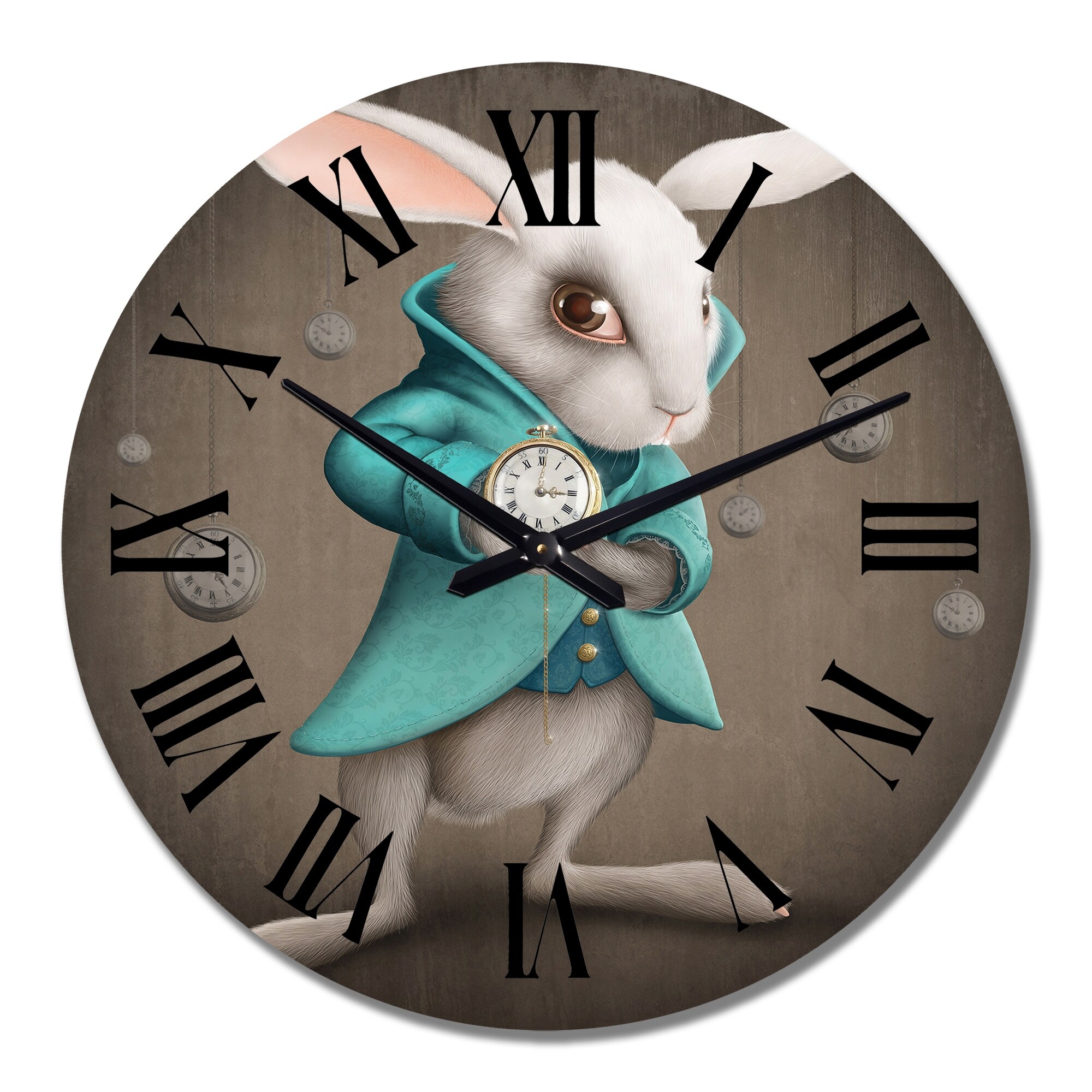 Designart-'White-Rabbit-Alice-