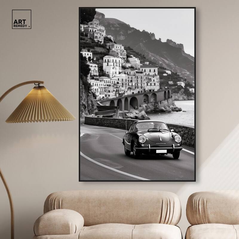 Drive through the Town Canvas by Art Remedy