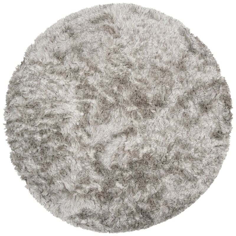 SAFAVIEH Handmade Ocean Shag Lyse Glam 2.5-inch Thick Rug