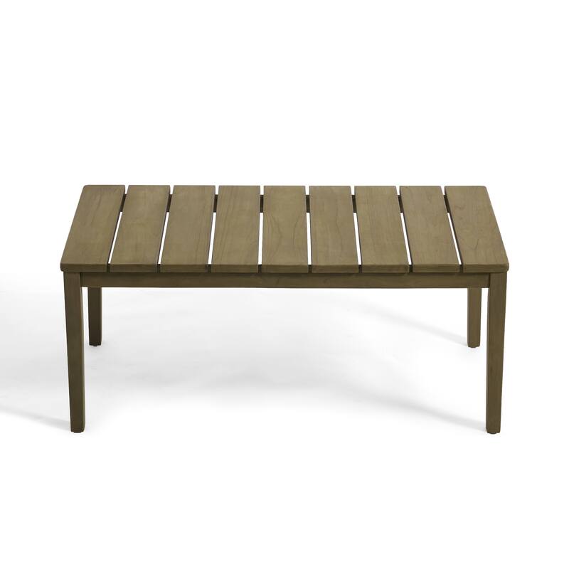 6-Piece Outdoor Furniture Solid Teak Patio Conversation Set with Table