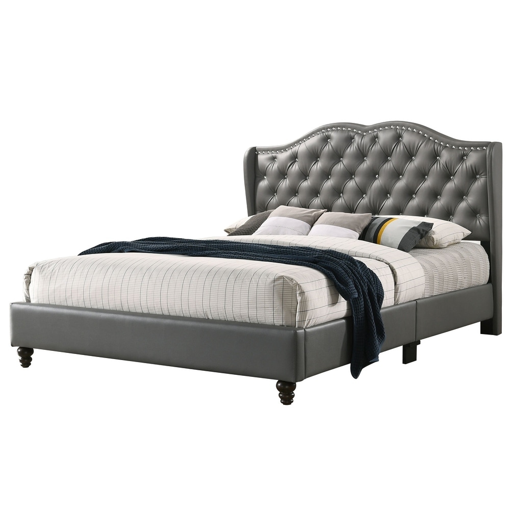 Glory Furniture G3100B-QSBDMNC 5-Piece Bedroom Set with Queen Size Storage  Bed + Dresser + Mirror + Single Nightstand + Chest, in Cherry