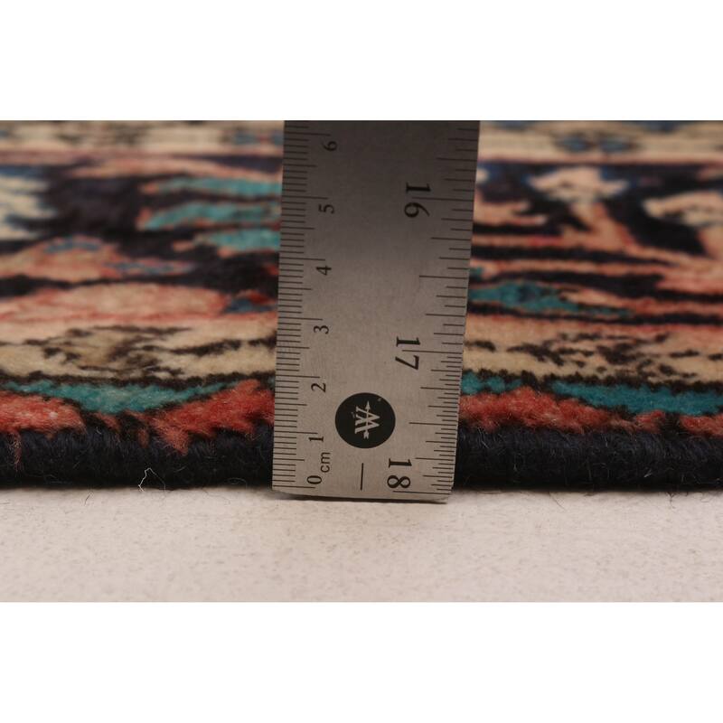 ECARPETGALLERY Hand-knotted Andelz Red Wool Rug - 4'11 x 11'10