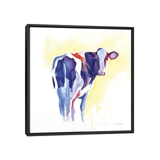 iCanvas "Holstein I" by Aimee Del Valle Framed Canvas Print