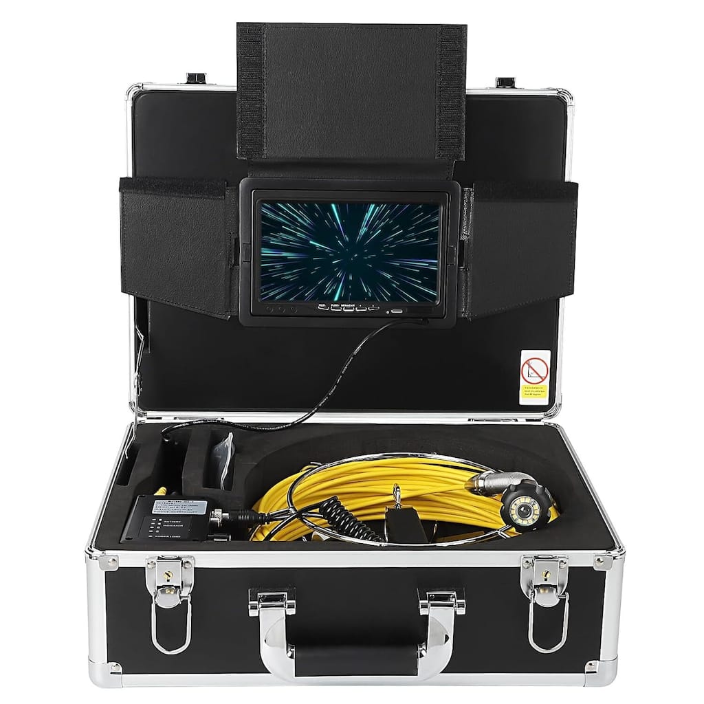 Sewer Inspection Camera 100ft/30m inch LCD Monitor with DVR 100FT - N/A