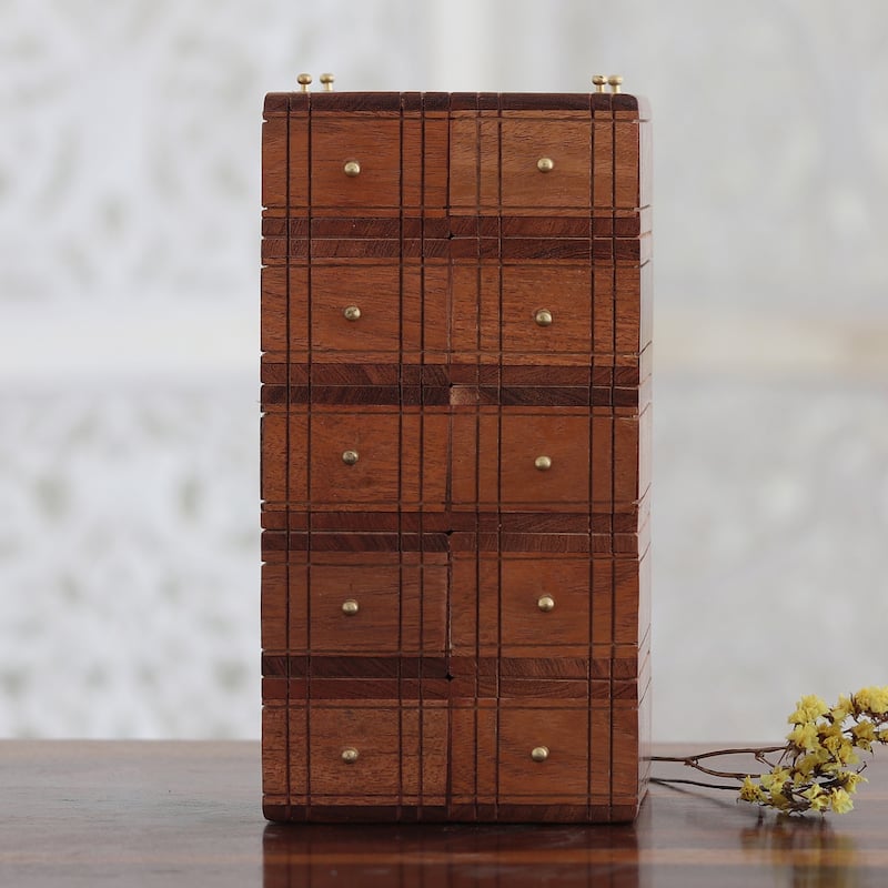 Novica Handmade Timeless Glory Wood Chest