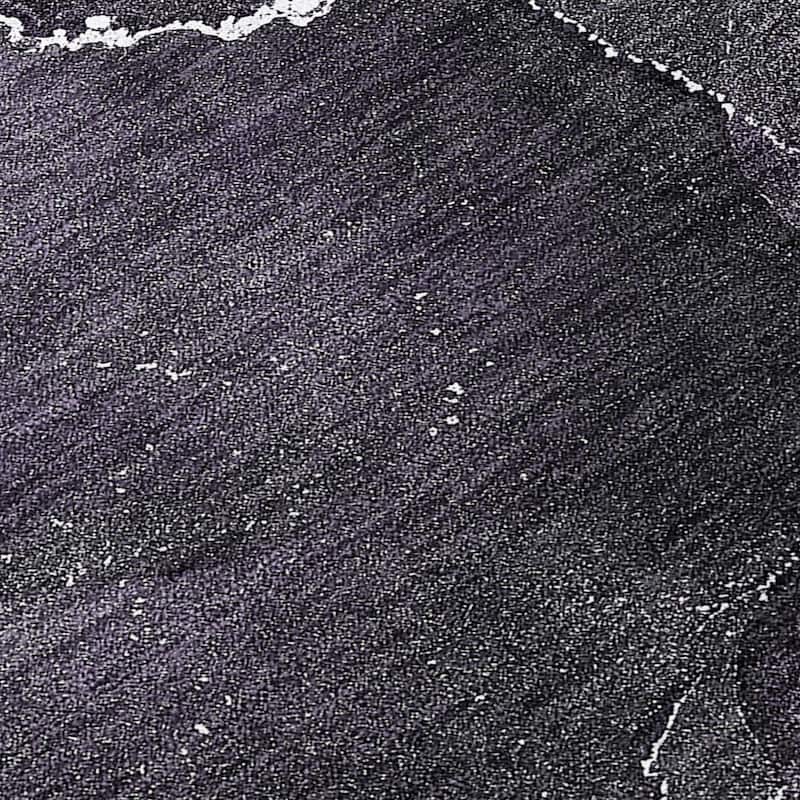 Machine Washable Indoor/ Outdoor Chantille Abstract Purple Rug