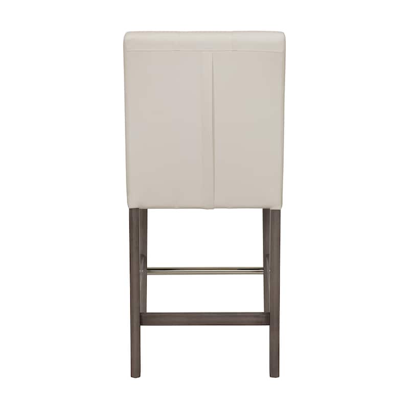 Leila Upholstered 25" Counter Height Bar Stool