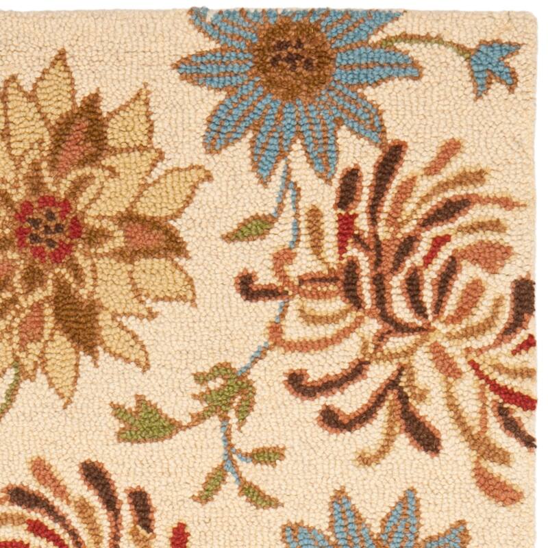 SAFAVIEH Handmade Blossom Arminda Modern Floral Wool Rug
