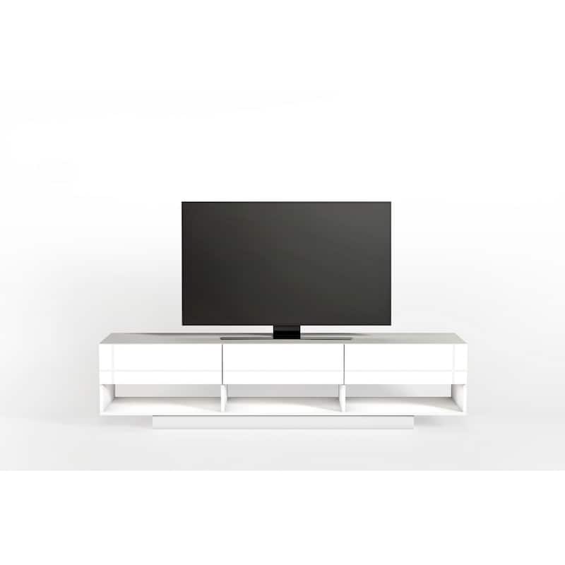 Nexera Stereo 72-inch 3-Drawer TV Stand, Black