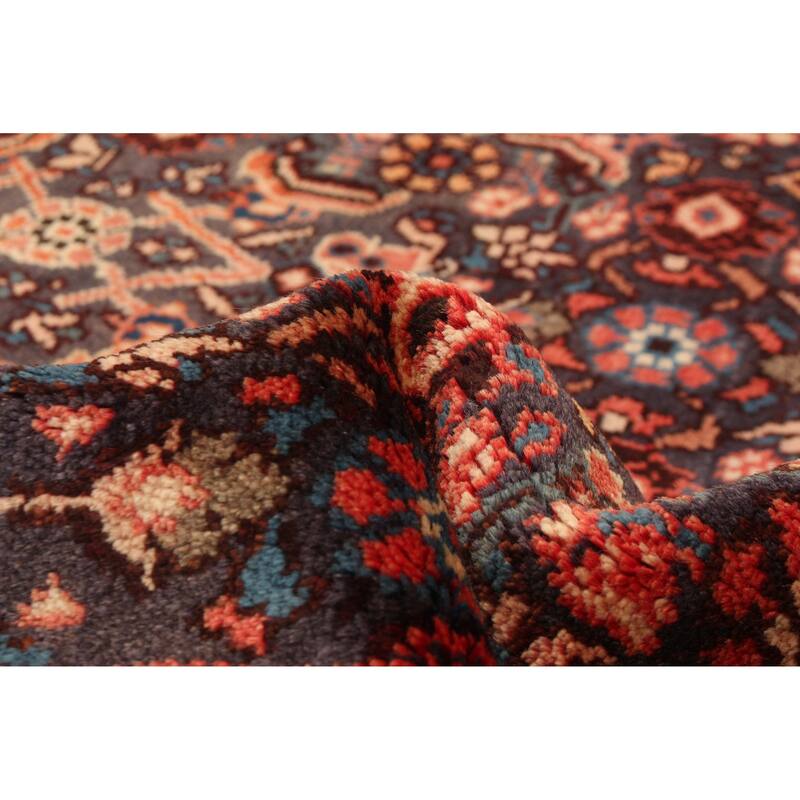 ECARPETGALLERY Hand-knotted Andelz Navy Wool Rug - 3'11 x 10'2