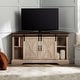 preview thumbnail 14 of 31, Middlebrook 52-inch Sliding Barn Door Corner TV Stand