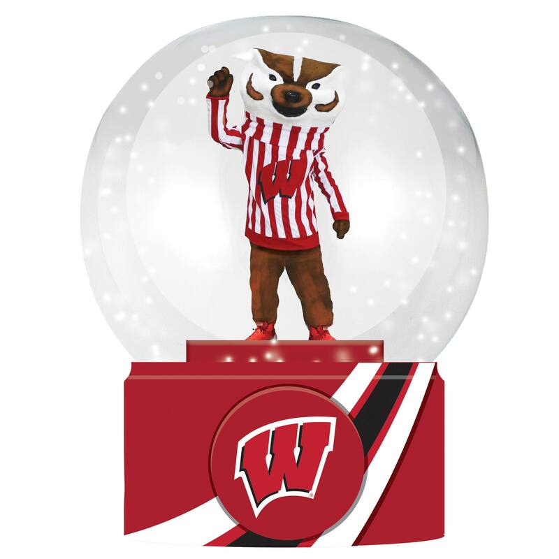 University of Wisconsin 5 in. Glass Tabletop Snow Globe