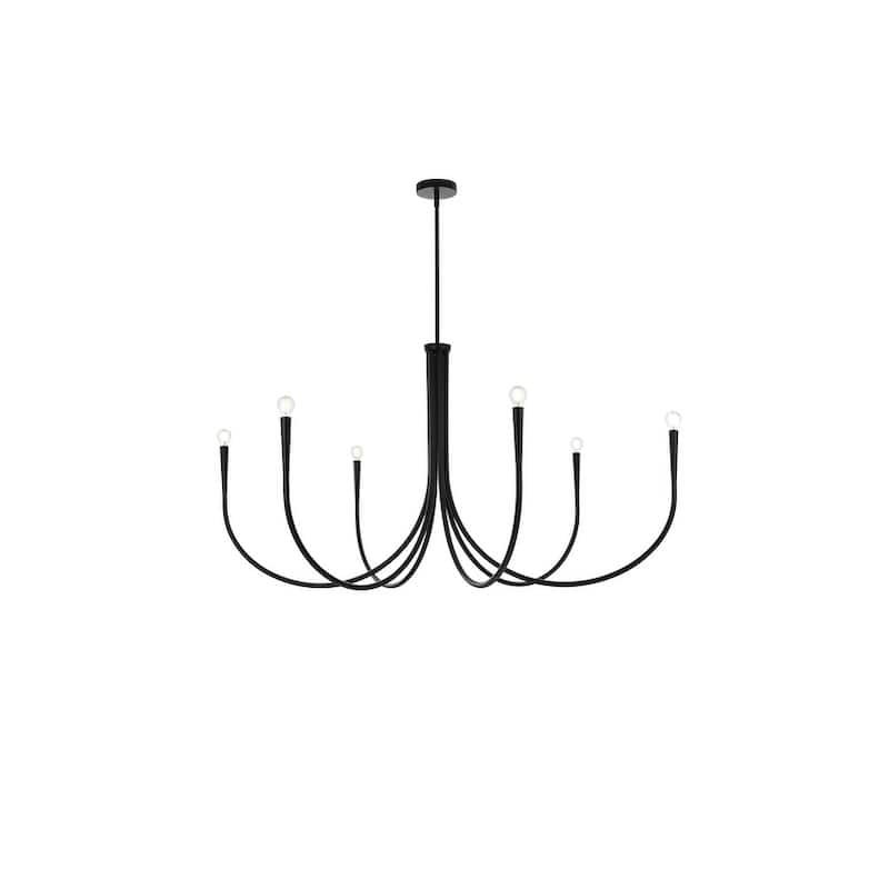 Indigo Home 50 inch chandelier - Black