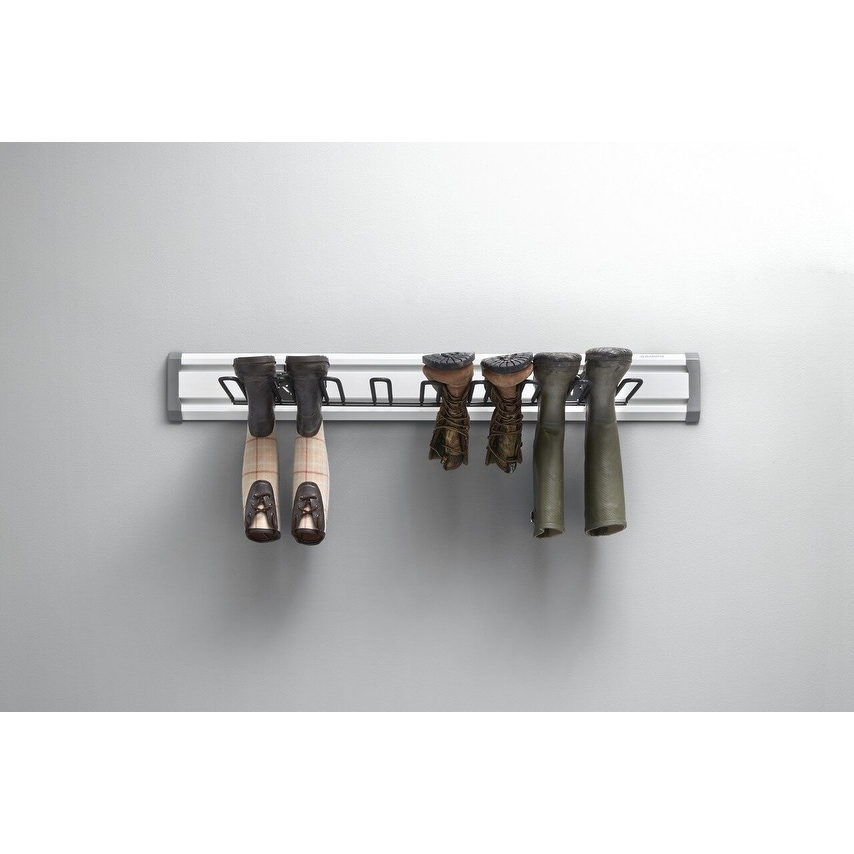 Honey Can Do Silver Steel 6 Pair Boot Rack Bed Bath Beyond