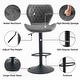 preview thumbnail 25 of 27, HOMYKA Swivel Adjustable Height Stool Set of 4