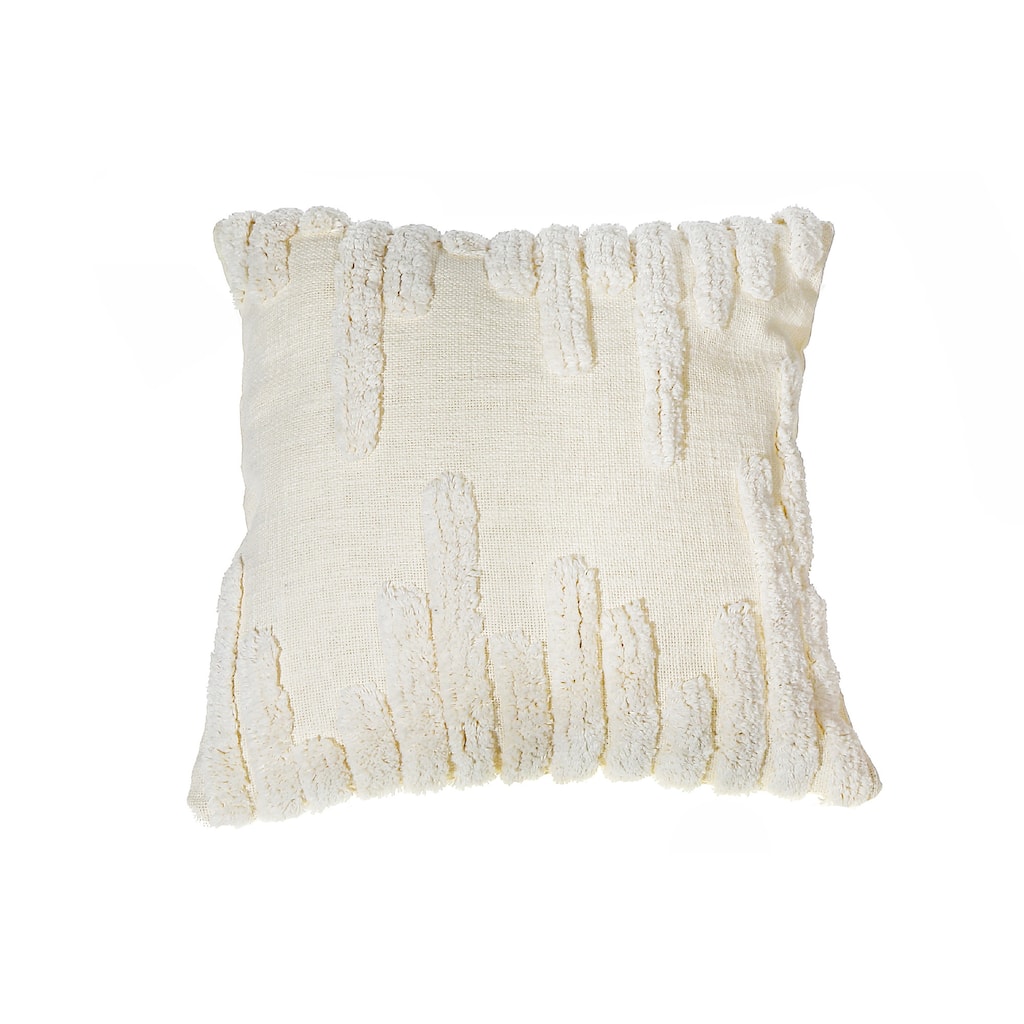 Slub Cotton Ivory Cushion Speed 18 X 18 - Set of 2
