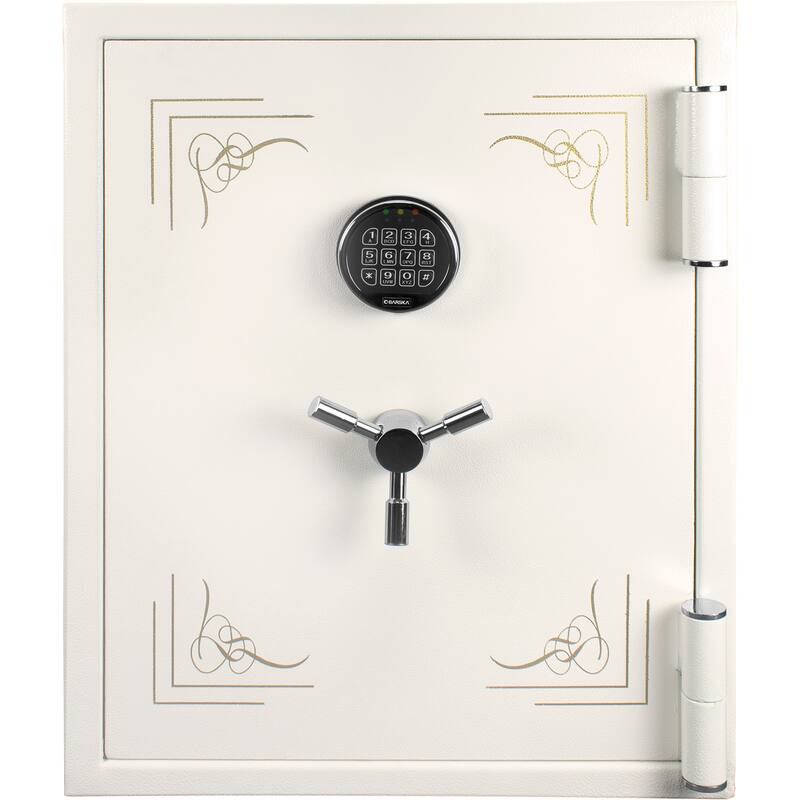 2.75 Cubic Ft Keypad Fireproof Jewelry Safe, White