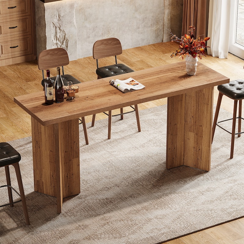 62.99-Inch Bar Table for Dining Room, Living Room