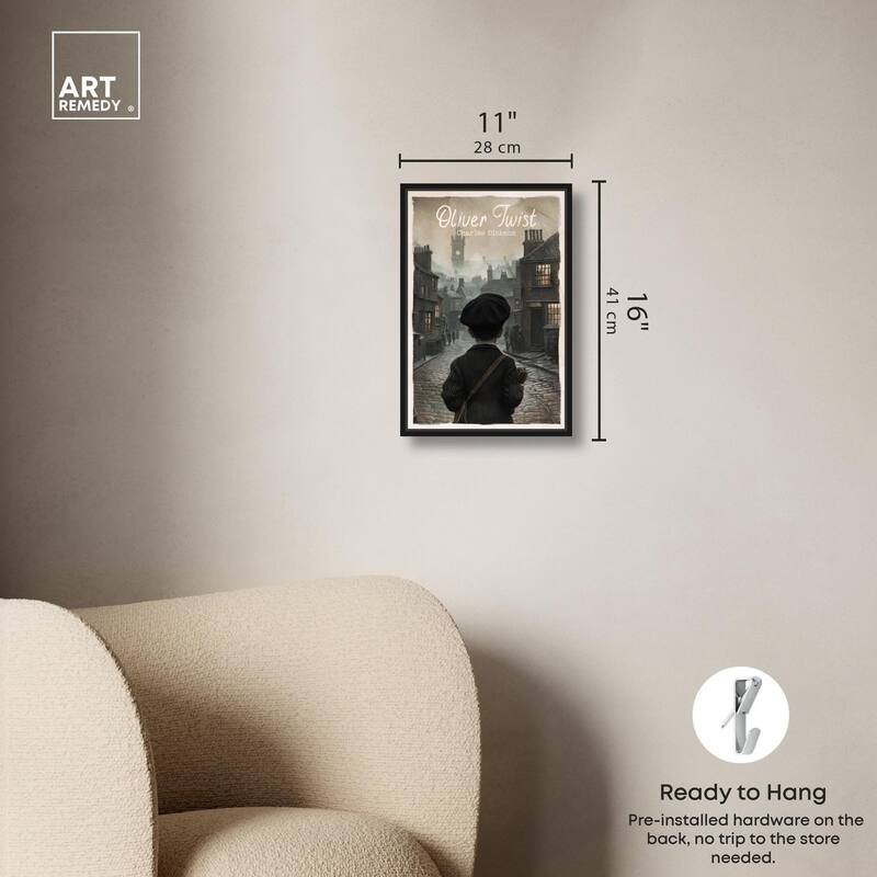 Oliver Twist Classic Canvas by Art Remedy