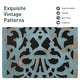 preview thumbnail 12 of 14, PHI VILLA 2-door Retro Antique Hollow-Carved Storage Cabinet