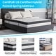 preview thumbnail 36 of 121, Tufted Platform Bed with 10 Inch Pocket Spring Mattress