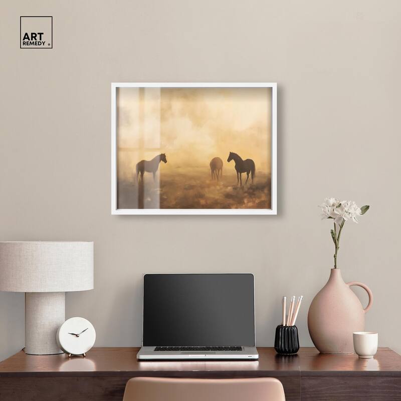 Equine Trio Shadowbox by Art Remedy