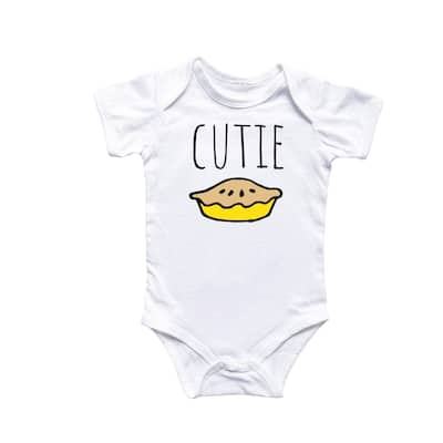 Cutie Pie Baking - Baby Boy Girl Clothes Infant Bodysuit Funny Cute Newborn