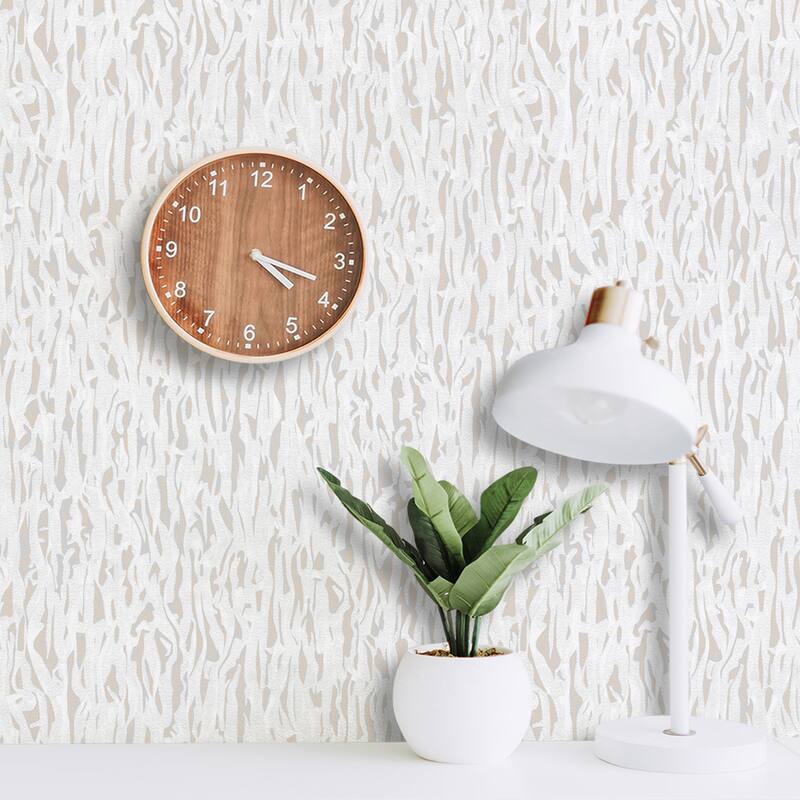 SUSSEXHOME Removable Wallpaper-Waterproof, Strippable, Light Resistance & Cleanable Wall Paper Roll-Wallpaper-Lava