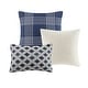 preview thumbnail 43 of 58, Madison Park Signature Essence Oversized Cotton Clipped Jacquard Comforter Set with Euro Shams and Throw Pillows