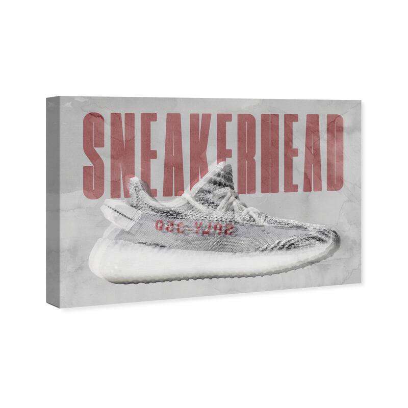 Wynwood Studio Canvas Fashion and Glam Sneakerhead Hype Gray and Modern & Contemporary Wall Art Canvas Print