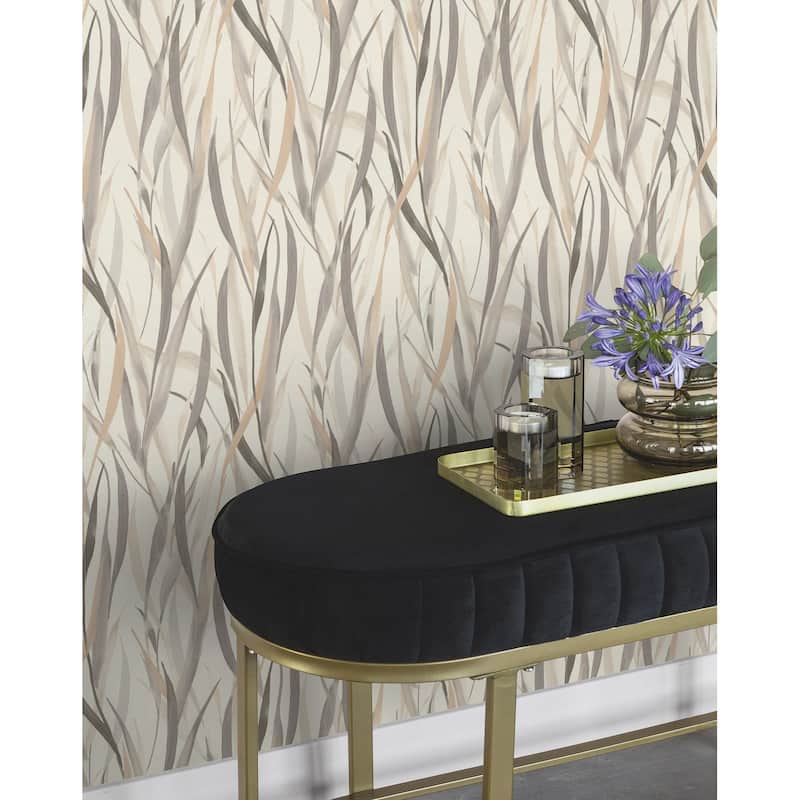 Rasch Sway Neutral Botanical Wallpaper