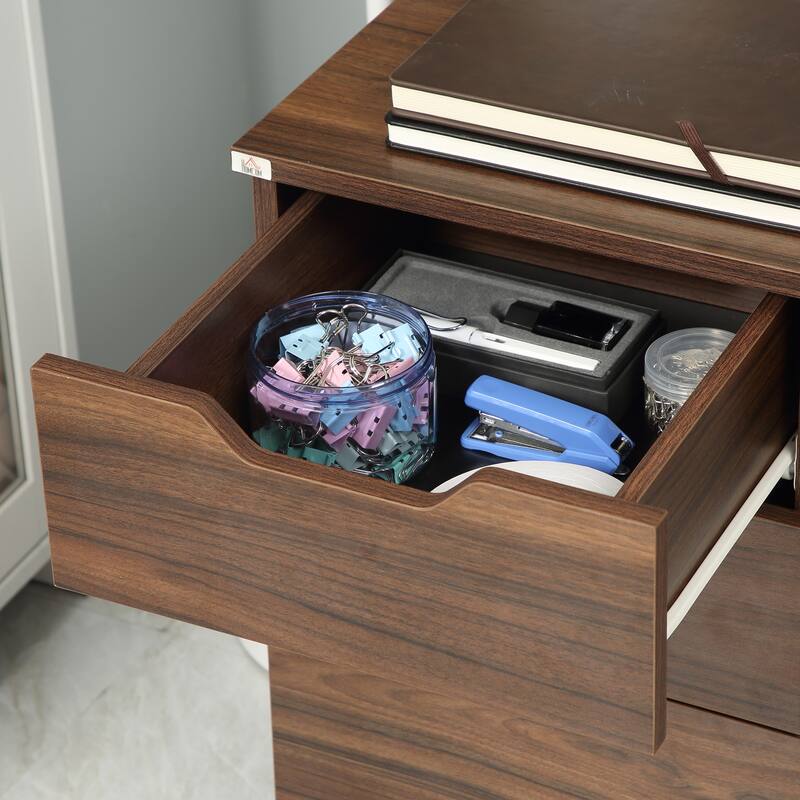 3 Drawer Office Storage Cabinet, Under Desk Cabinet with Wheels