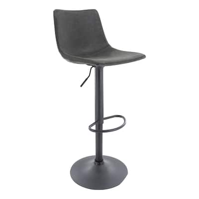 Tilbury Mid-Century Swivel Adjustable Bar Stools by LeisureMod - 32.2