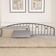 preview thumbnail 13 of 16, Hillsdale Furniture Riverbrooke Metal Arch Scallop Headboard, Bronze