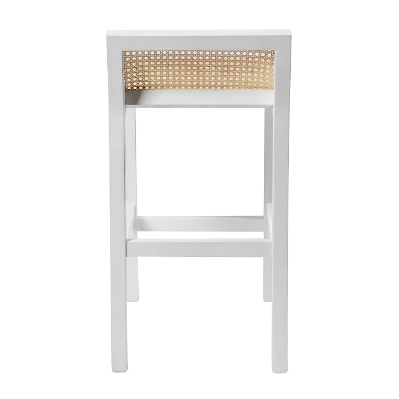 Sherry Counter Height Stool with Natural Cane