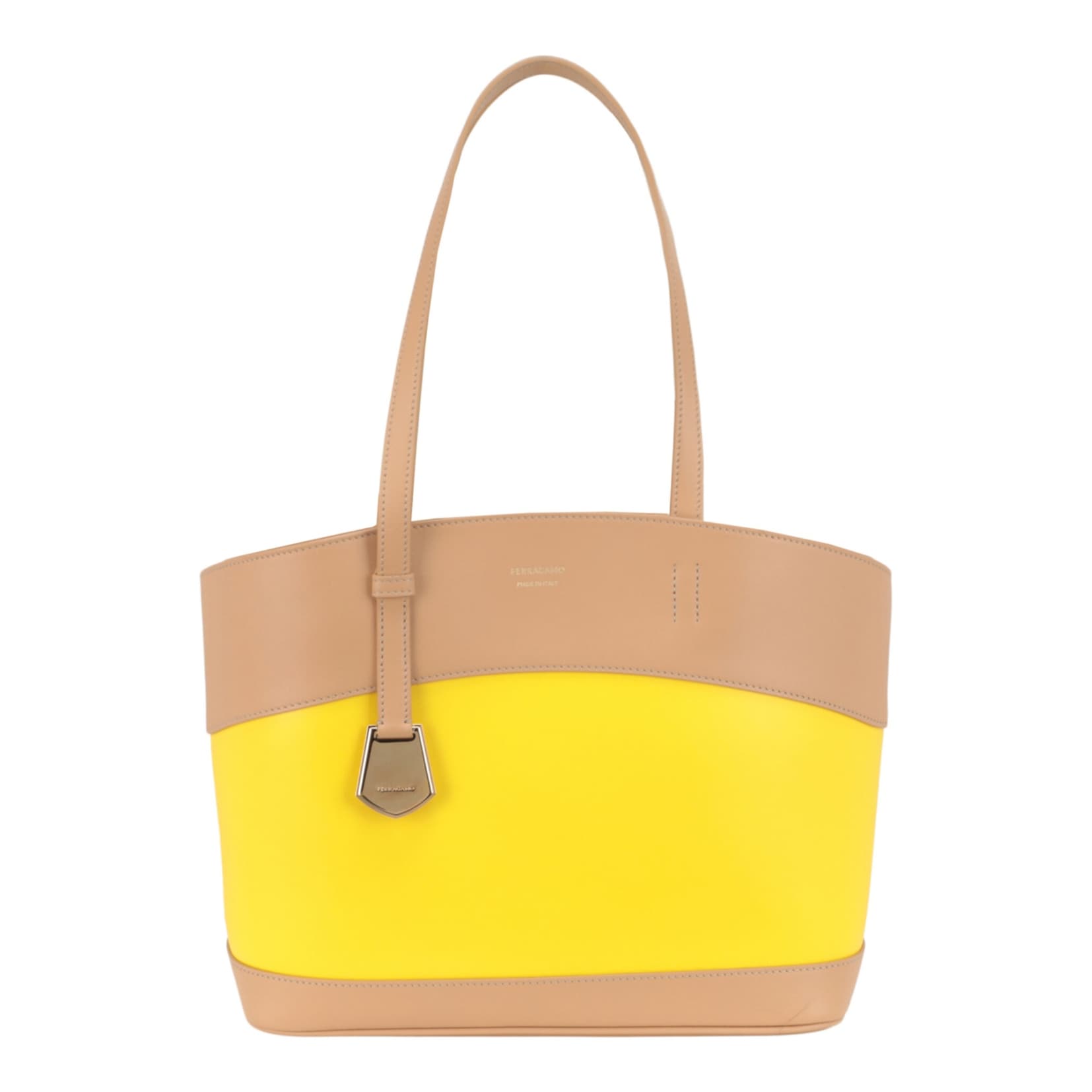Ferragamo Charming Meduim Leather Tote Bag