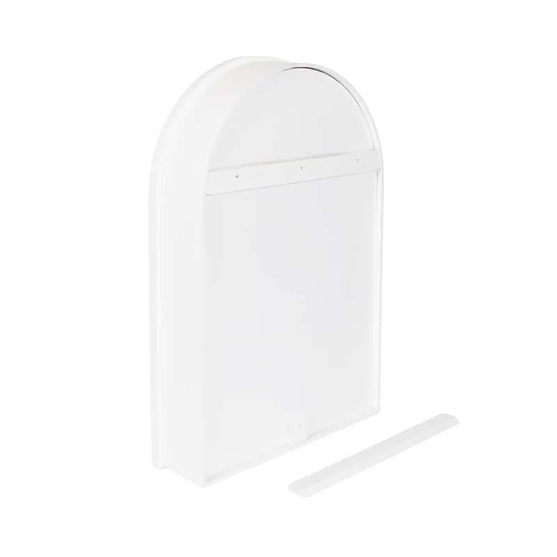 DesignOvation Arkland Arch Mirror Vanity Cabinet - 20x6x30