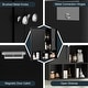 preview thumbnail 29 of 54, Futzca Bathroom Cabinet Wall Mounted, Storage Cabinet with Doors and Shelves