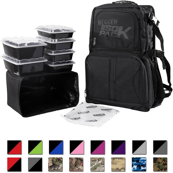 Shop Isolator Fitness Rugged Isopack Meal Management Backpack One Size Overstock 30682483