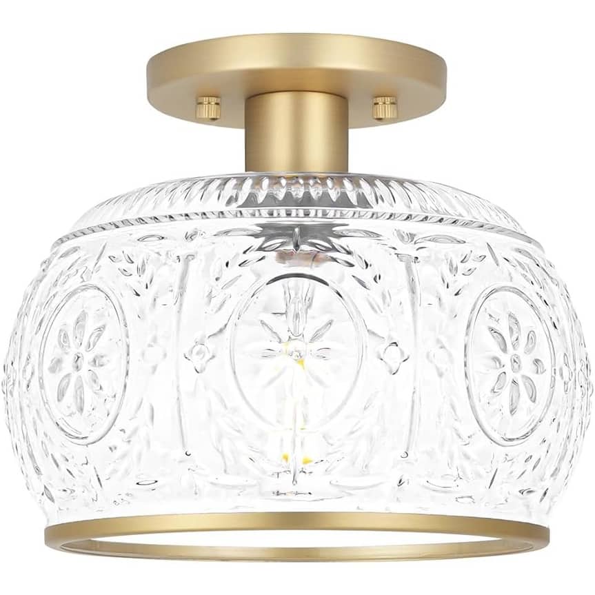Vintage Ceiling Light light gold hallway light metal bathroom lights