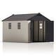 preview thumbnail 106 of 117, Patiowell 8' x 6' / 8' x 8' / 8' x 10 '/ 8' x 12' Plastic Outdoor Shed With Floor for Patio Furniture, Tools (Kick-It Shed)