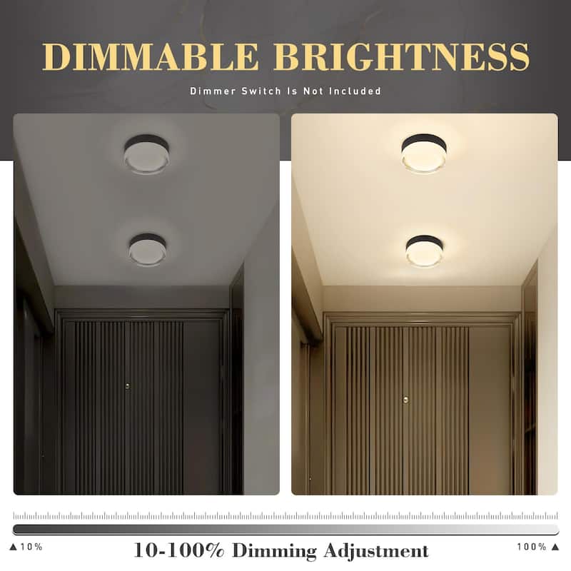 6 Inch LED Flush Mount Ceiling Lights, 4 Packs