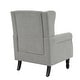 preview thumbnail 27 of 76, Button-Tufted Accent Chair Wingback Armchair - 38"H