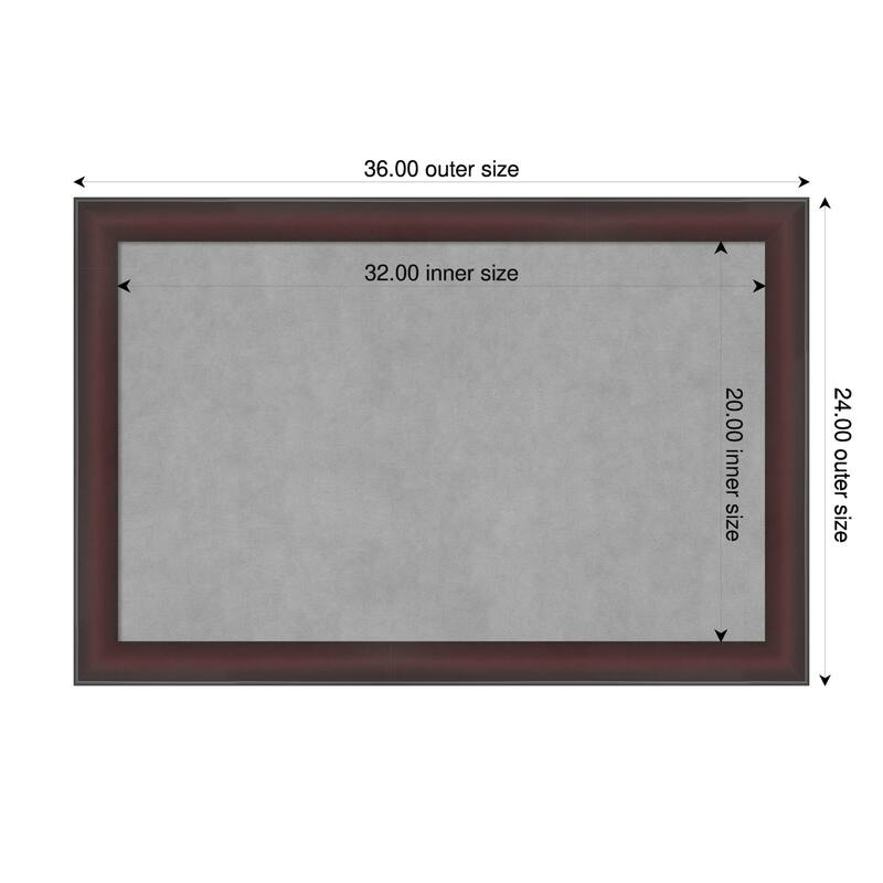 Amanti Art Grand Cherry Narrow Framed - 36 x 24 in - Grand Cherry Narrow