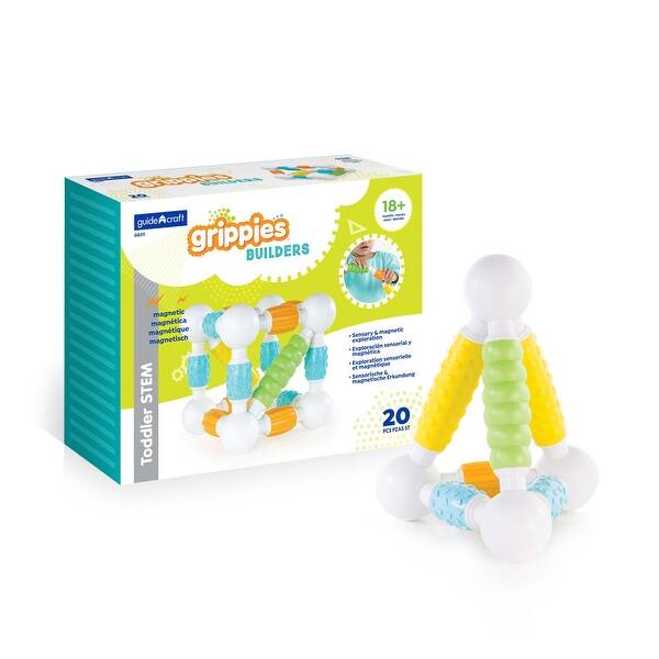 slide 2 of 10, Grippies Builders 20-piece Set