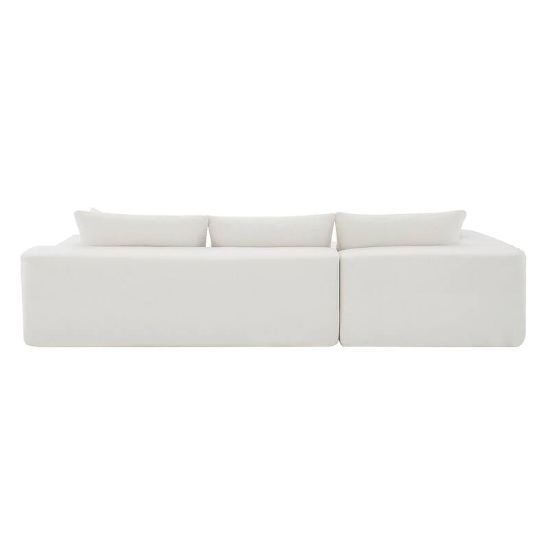 L-shaped Modular Sectional Living Room Sofa Set