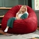 preview thumbnail 64 of 66, Jaxx Cocoon 6 Ft Giant Bean Bag Sofa and Lounger for Adults, Microsuede